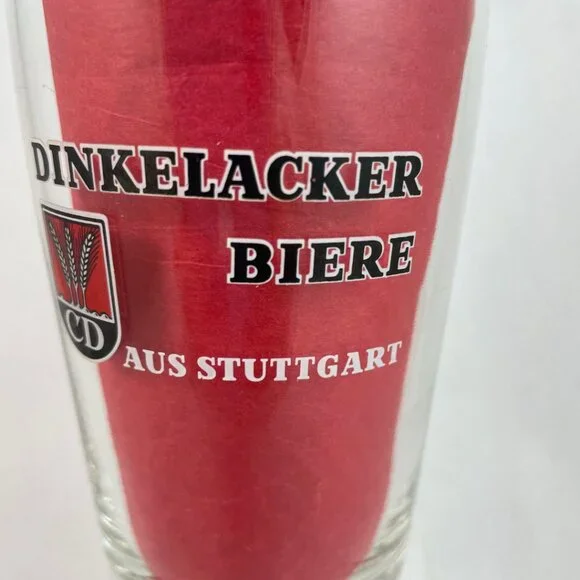 Vintage Dinkelacker Biere Glass 0.3L – Stuttgart Germany Brewery Collectible - Picture 3 of 6